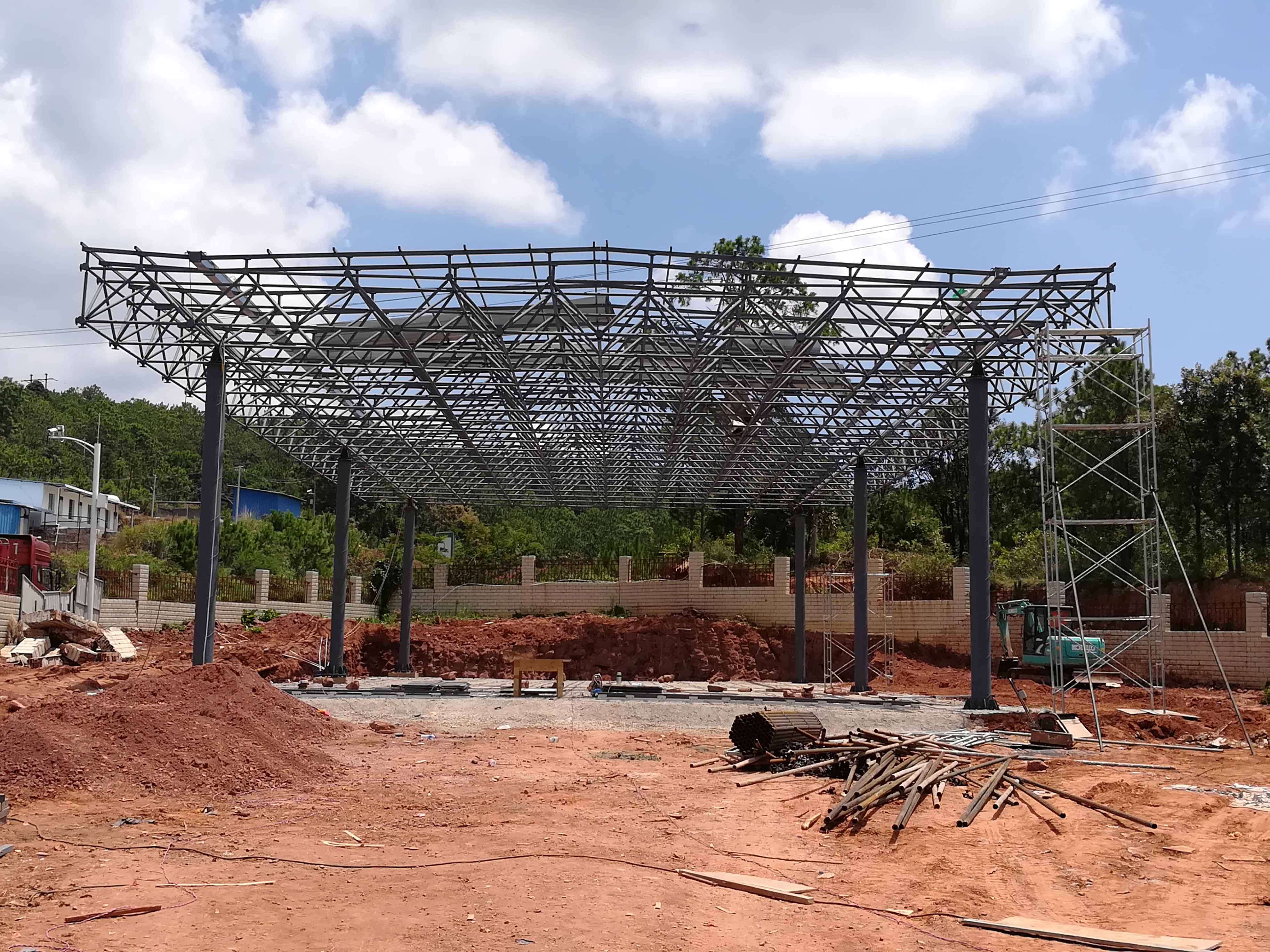 防城港加油站网架屋面